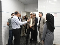بازدید شبانه رئیس دانشگاه از بیمارستان ایرانمهر و بررسی طرح توسعه