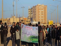 گزارش تصويري پياده روي خانوادگي دانشگاهي به مناسبت 40 سالگي انقلاب اسلامي